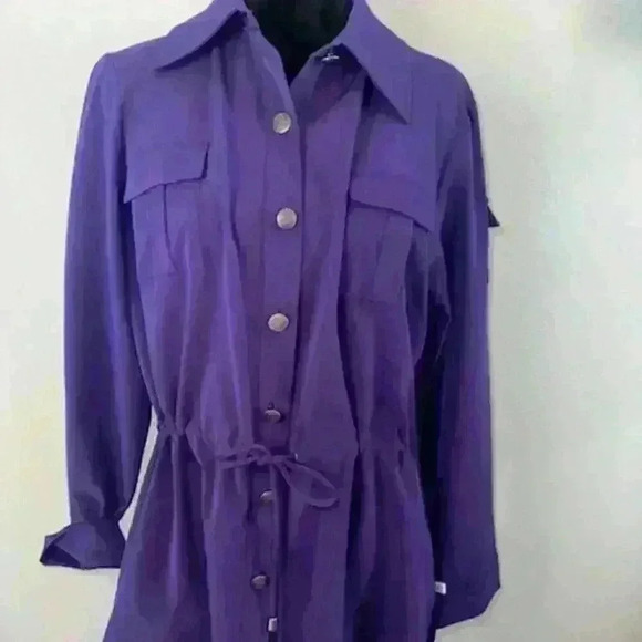 Zenergy by Chico's Drawstring Utility Jacket‎ - Picture 2 of 7